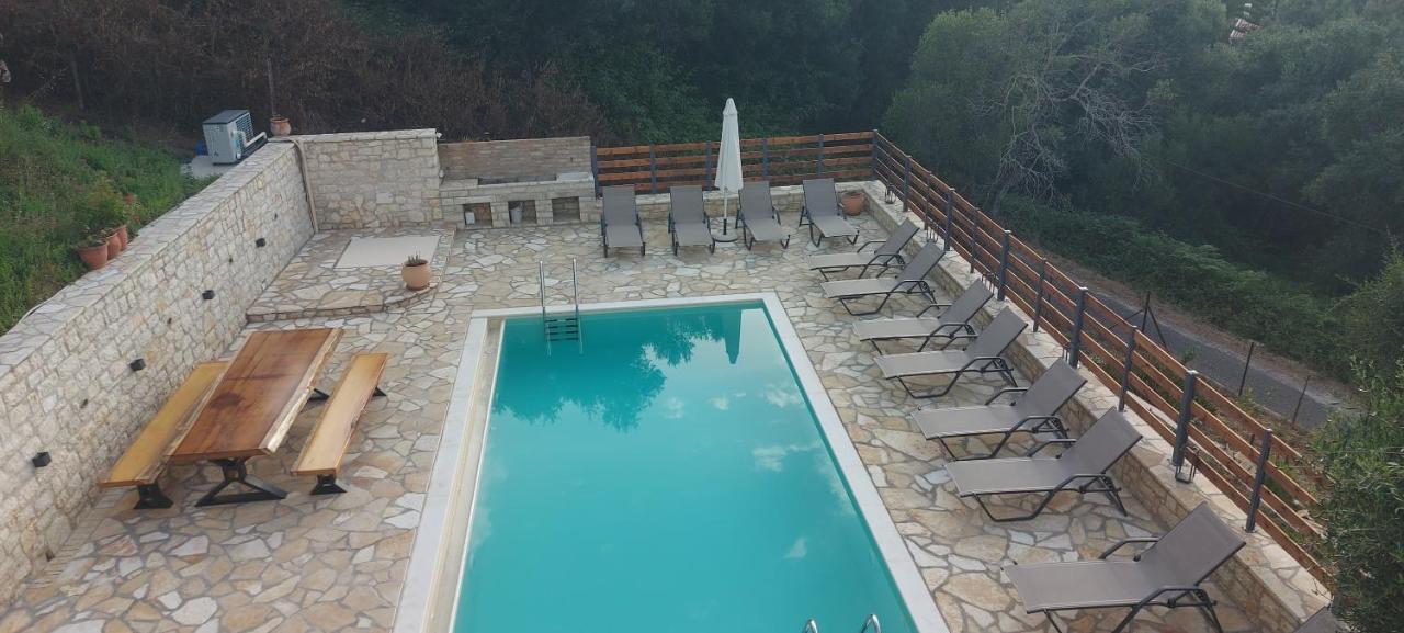 Villa Kostas-Ne Corfu With Heated Salt Swimming Pool Agios Spyridon  Exterior photo